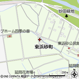 宮崎県延岡市東浜砂町1072周辺の地図