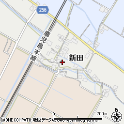熊本県八代郡氷川町新田285-1周辺の地図