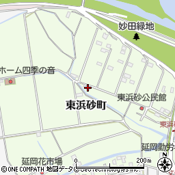 宮崎県延岡市東浜砂町129周辺の地図