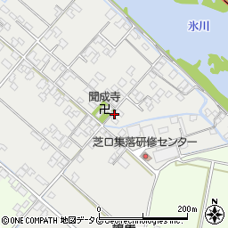 熊本県八代市鏡町芝口周辺の地図
