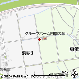 宮崎県延岡市東浜砂町1114-2周辺の地図