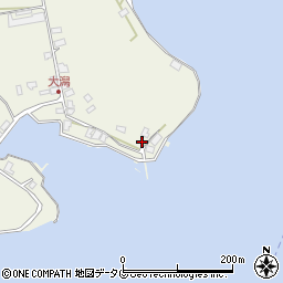 熊本県上天草市大矢野町登立11707周辺の地図