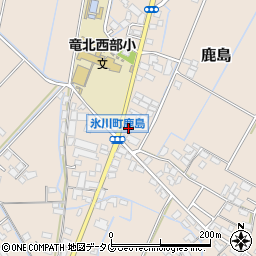 熊本県八代郡氷川町鹿島747-6周辺の地図