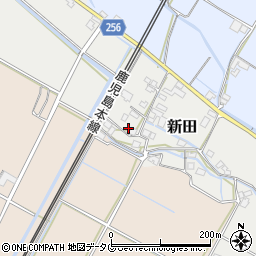 熊本県八代郡氷川町新田322周辺の地図