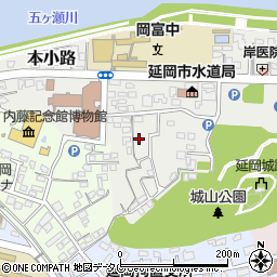 宮崎県延岡市本小路205周辺の地図