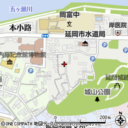 宮崎県延岡市本小路205-22周辺の地図