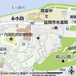 宮崎県延岡市本小路205-3周辺の地図