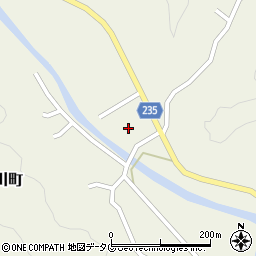 宮崎県延岡市小川町周辺の地図