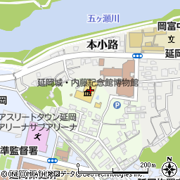 延岡市役所　商工観光文化部・歴史・文化都市推進課周辺の地図