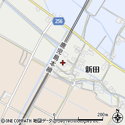 熊本県八代郡氷川町新田323-1周辺の地図