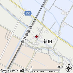 熊本県八代郡氷川町新田318周辺の地図