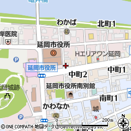 ＭＲＴ宮崎放送延岡支社　報道部周辺の地図