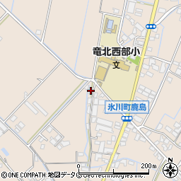 熊本県八代郡氷川町鹿島617周辺の地図