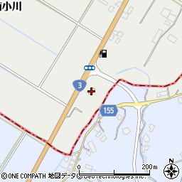 セブンイレブン宇城氷川インター入口店周辺の地図