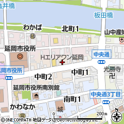 ホテルエリアワン延岡周辺の地図