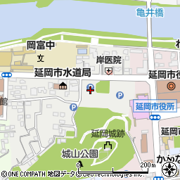 コメダ珈琲店　延岡城山公園店周辺の地図