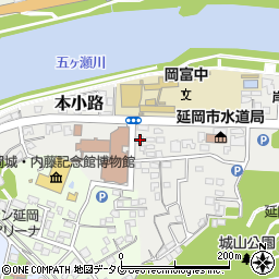 宮崎県延岡市本小路63-3周辺の地図