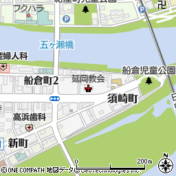 延岡教会周辺の地図