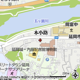 宮崎県消費生活センター　延岡支所相談専用周辺の地図