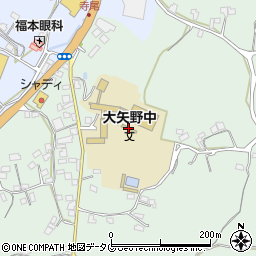 上天草市立大矢野中学校周辺の地図