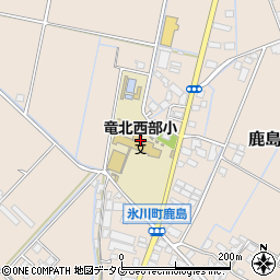 熊本県八代郡氷川町鹿島747周辺の地図