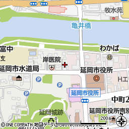 宮崎県延岡市本小路96周辺の地図