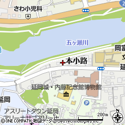 宮崎県延岡市本小路33周辺の地図