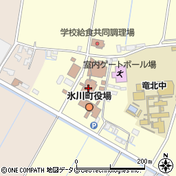 氷川町役場　福祉課周辺の地図