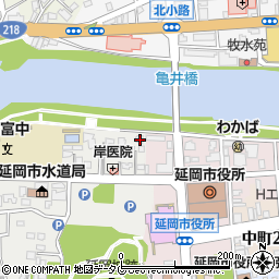 宮崎県延岡市本小路96-6周辺の地図