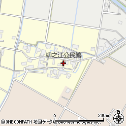 柳之江公民館周辺の地図