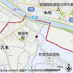 熊本県八代郡氷川町吉本周辺の地図