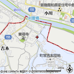 熊本県氷川町（八代郡）吉本周辺の地図