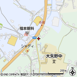 宮崎美容院周辺の地図