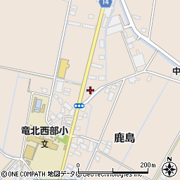 熊本県八代郡氷川町鹿島1624-5周辺の地図