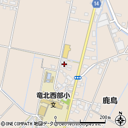 熊本県八代郡氷川町鹿島1624-1周辺の地図