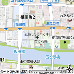 延岡ワシントンＨ周辺の地図