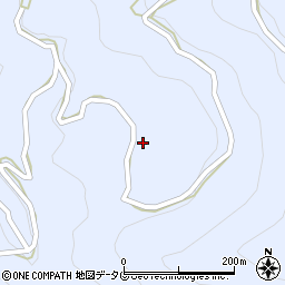 宮崎県東臼杵郡諸塚村七ツ山八重の平周辺の地図