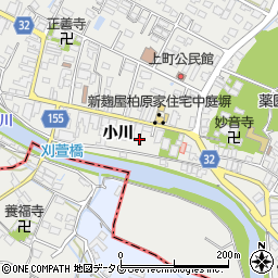 熊本県宇城市小川町小川周辺の地図