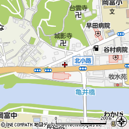 福谷理容所周辺の地図