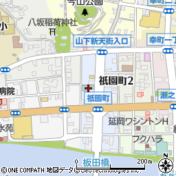 延岡第一ホテル周辺の地図