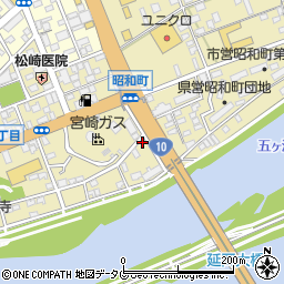 聖教新聞延岡中央販売店周辺の地図