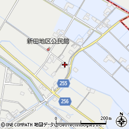 熊本県八代郡氷川町新田542-1周辺の地図