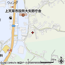 熊本県上天草市大矢野町登立9616-3周辺の地図