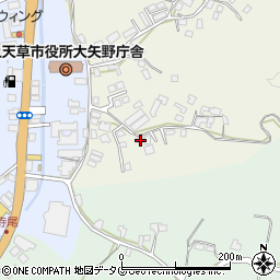 熊本県上天草市大矢野町登立9614-1周辺の地図