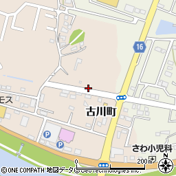 九電五ケ瀬寮周辺の地図
