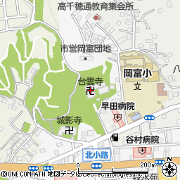 台雲寺周辺の地図