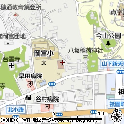 宮崎県延岡市高千穂通周辺の地図