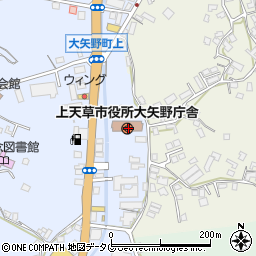 〒869-3600 熊本県上天草市（以下に掲載がない場合）の地図