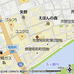 延岡ダイハツ販売本社周辺の地図