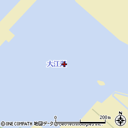 大江湖周辺の地図